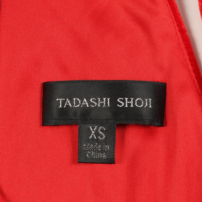 タダシショージ ベルベットワンピース