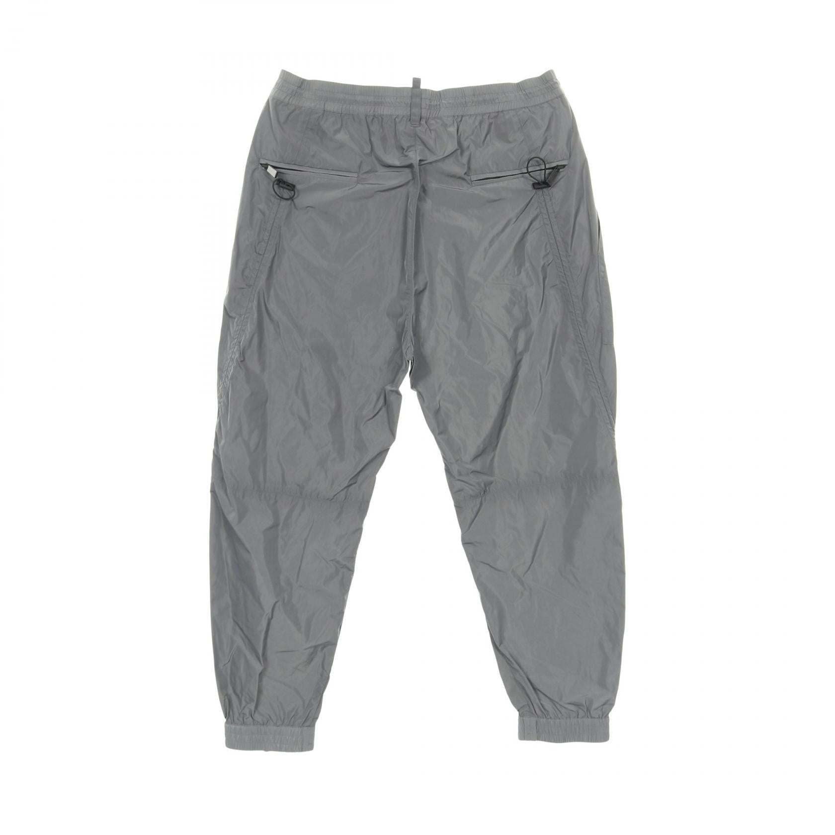 ディースクエアード Track pants in techno fabric ポリエステルパンツ