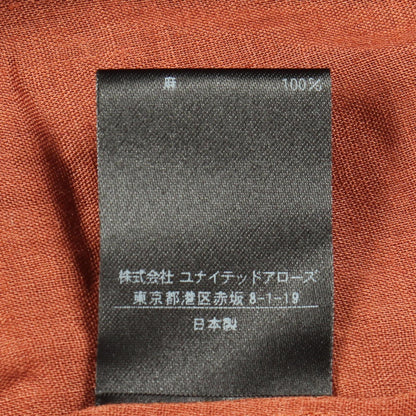ドゥロワー ローンラッフルノースリーブブラウス