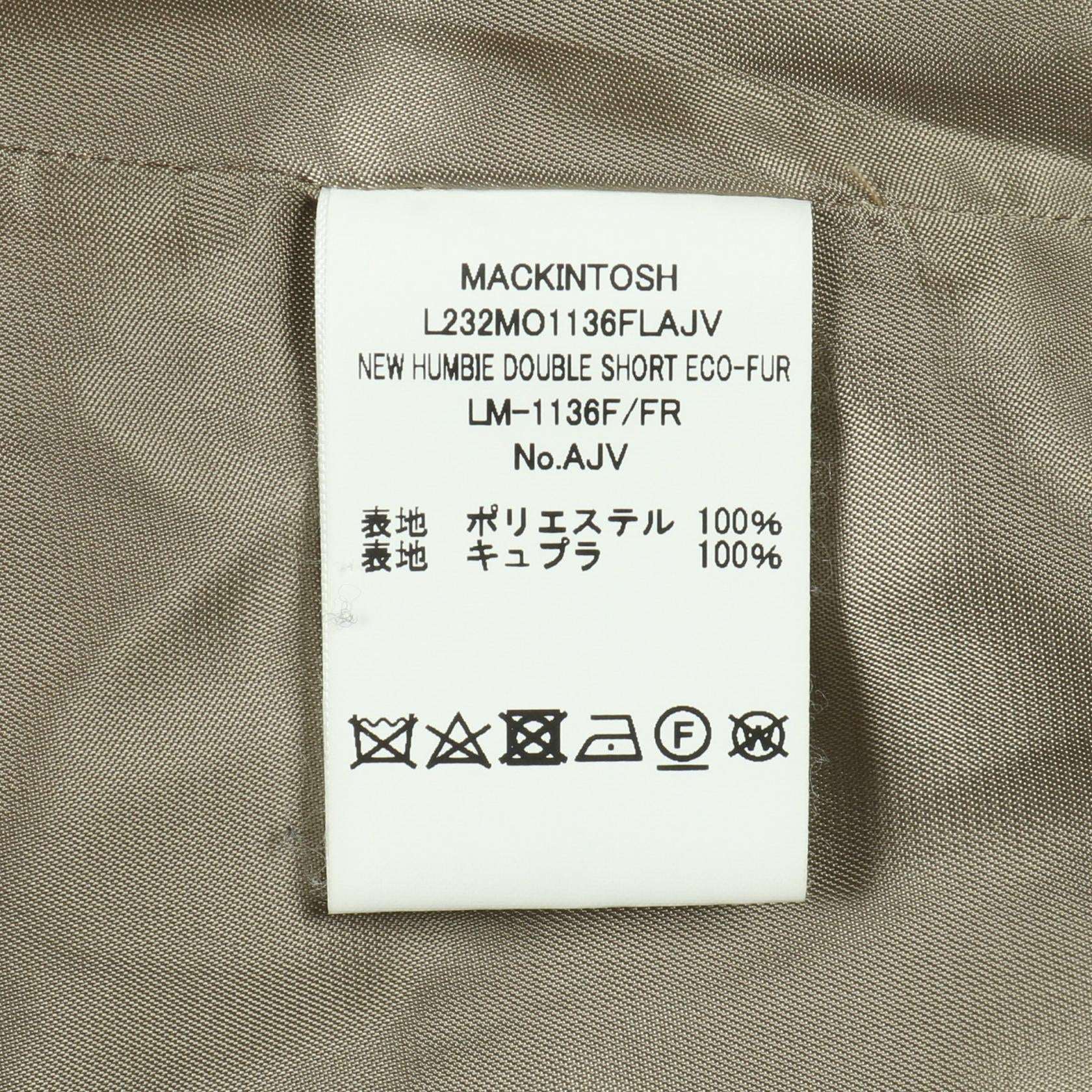マッキントッシュ ポリエステルコート