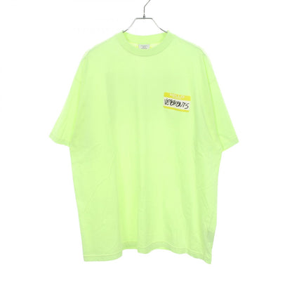 ヴェトモン Name Badge コットン半袖Tシャツ