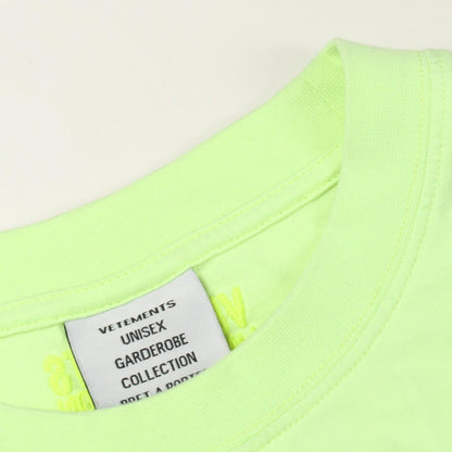 ヴェトモン Name Badge コットン半袖Tシャツ