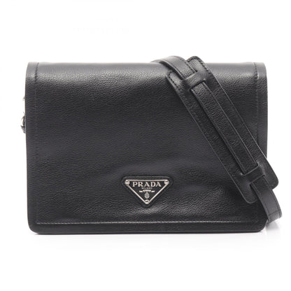 プラダ GLACE'CALF レザーショルダーバッグ