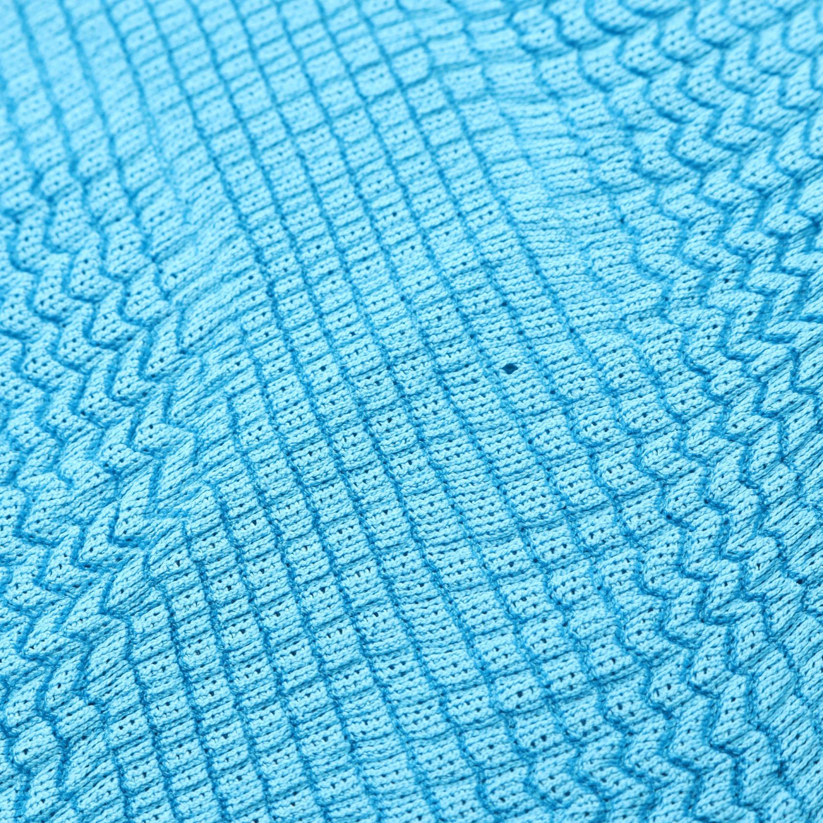ミーイッセイミヤケ WAVE KNIT STRETCH PLEATS ポリエステルトップス