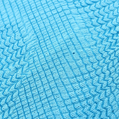 ミーイッセイミヤケ WAVE KNIT STRETCH PLEATS ポリエステルトップス