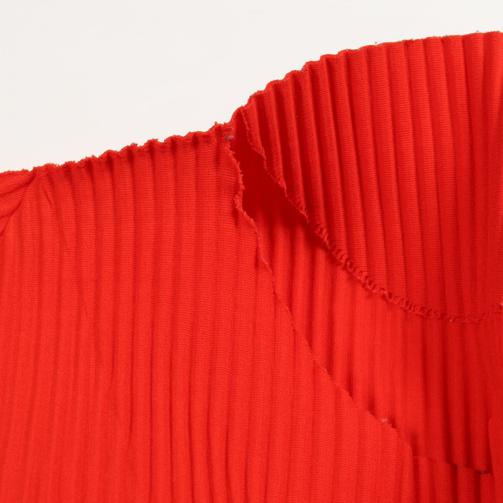 ミーイッセイミヤケ DOT PLEATS ポリエステルトップス