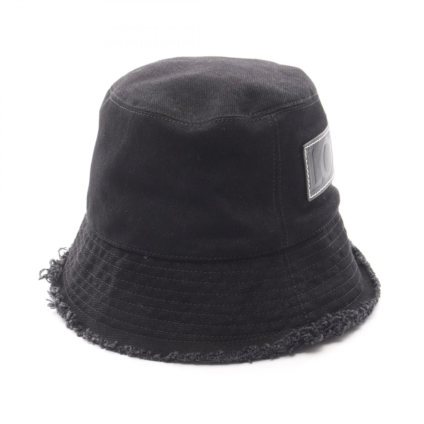 ロエベ FRAYED BUCKET HAT デニム ハット