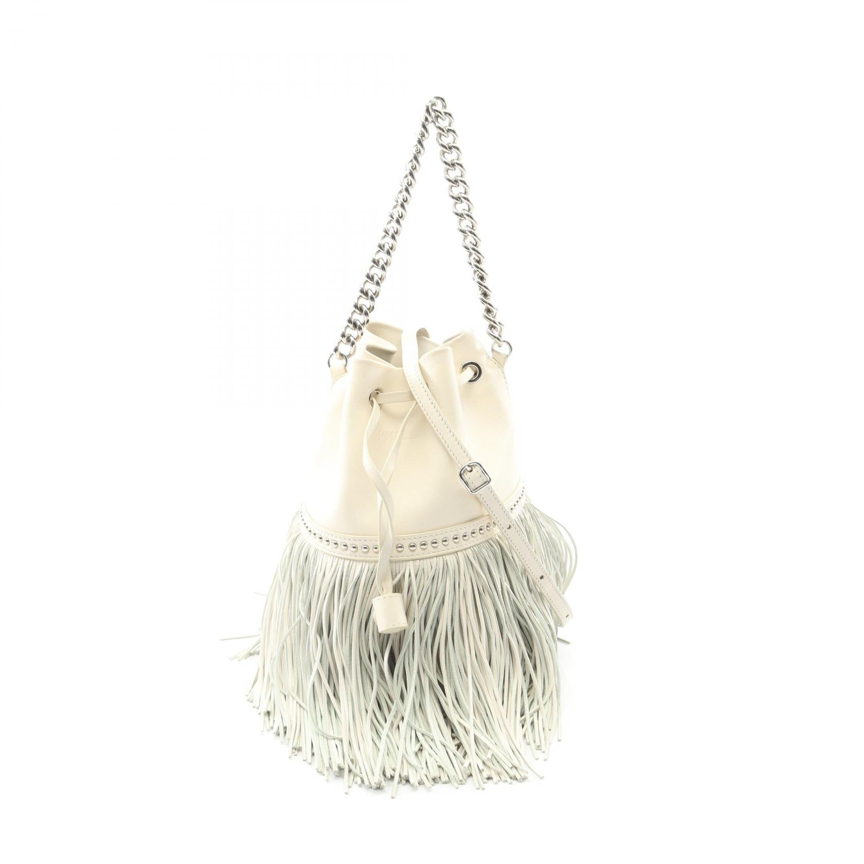 ジェイアンドエムデヴィッドソン MEDIUM FRINGE CARNIVAL レザーハンドバッグ