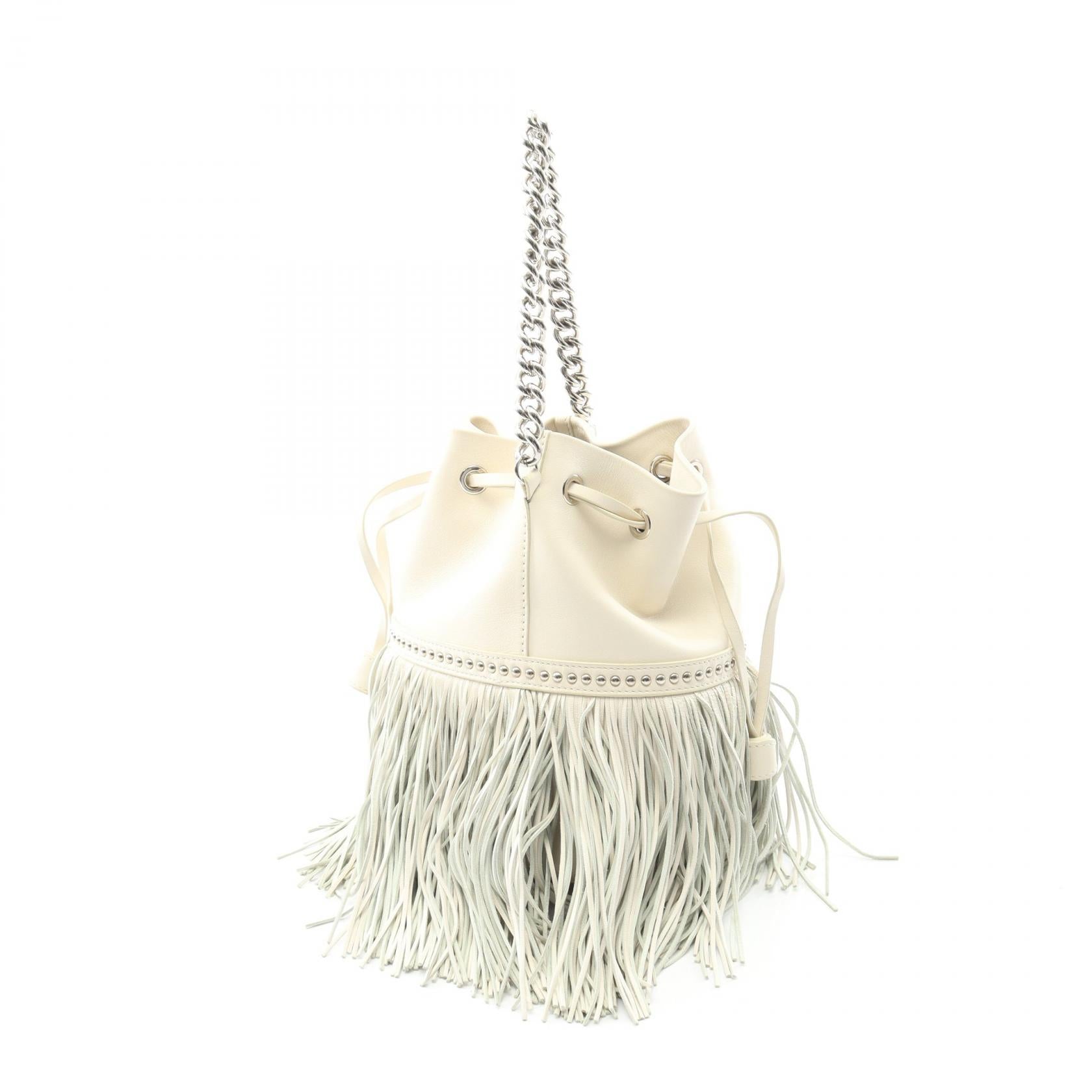 ジェイアンドエムデヴィッドソン MEDIUM FRINGE CARNIVAL レザーハンドバッグ