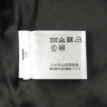 シャネル ビジューライオンボタン ウールツイードコート