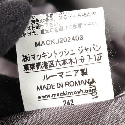 マッキントッシュ HUMBIE NO COLLAR COCOON ウールコート