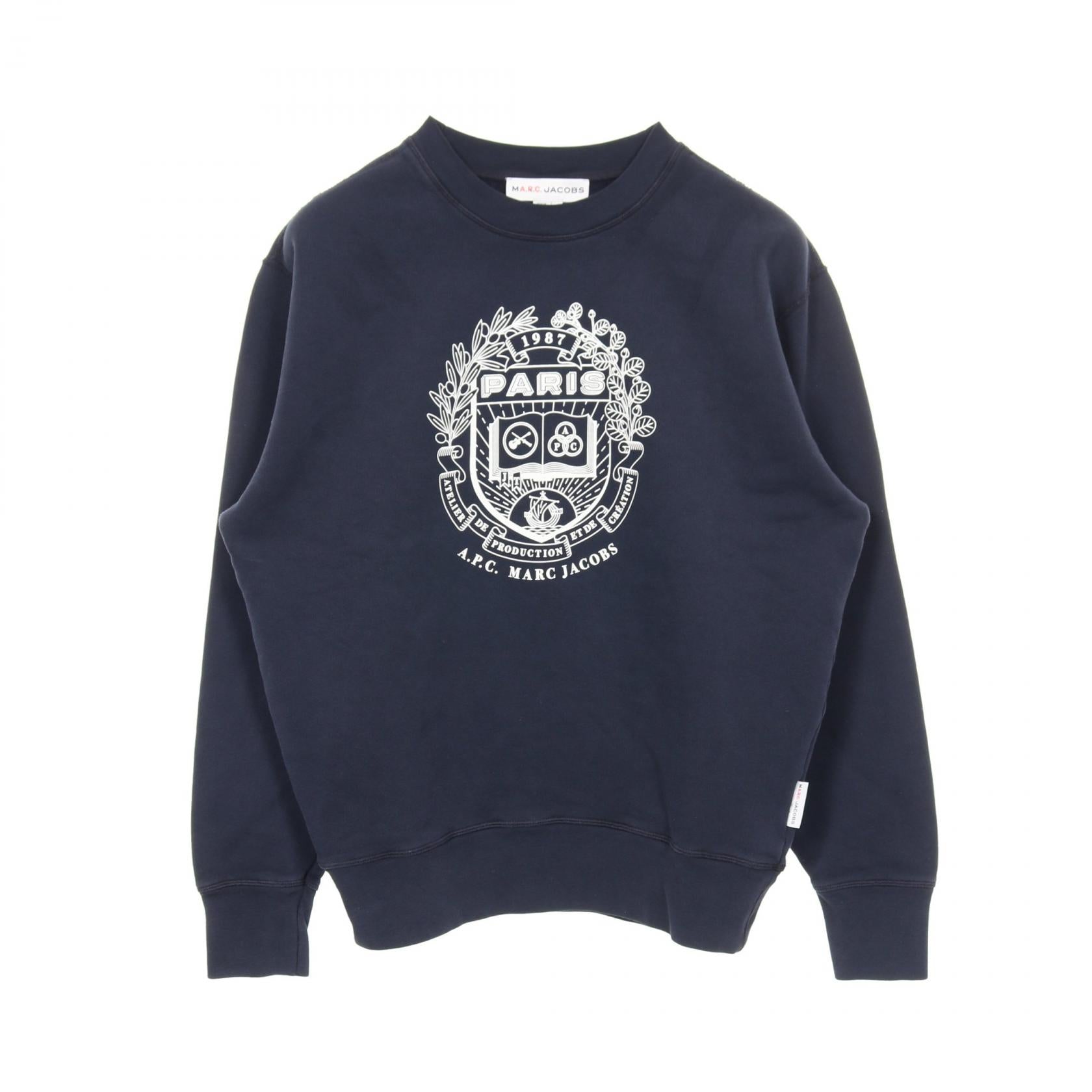 マークジェイコブス A.P.C. The Mens Paris Crewneck コットンスウェット