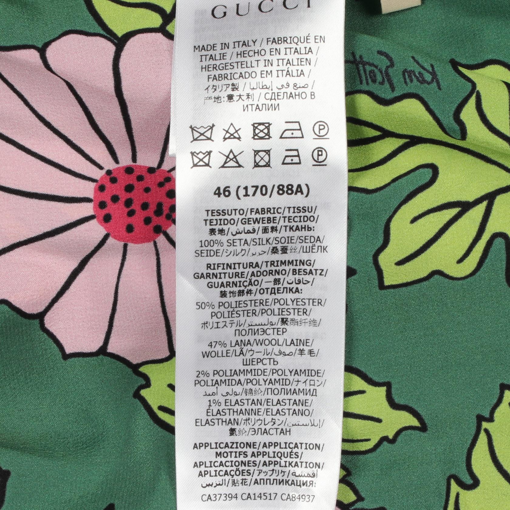 グッチ GUCCI × KEN SCOTT シルクトップス