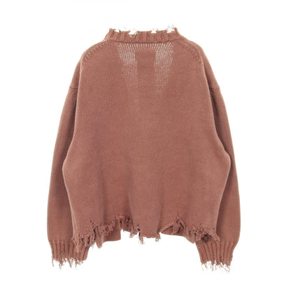 ダブレット OVERSIZED CUT-OFF CARDIGAN コットンカーディガン