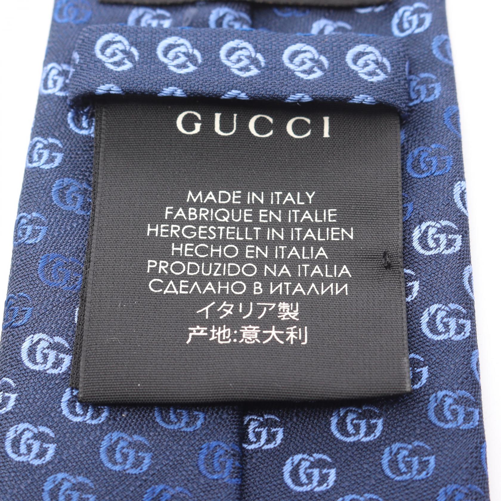 グッチ ダブルG シルクネクタイ