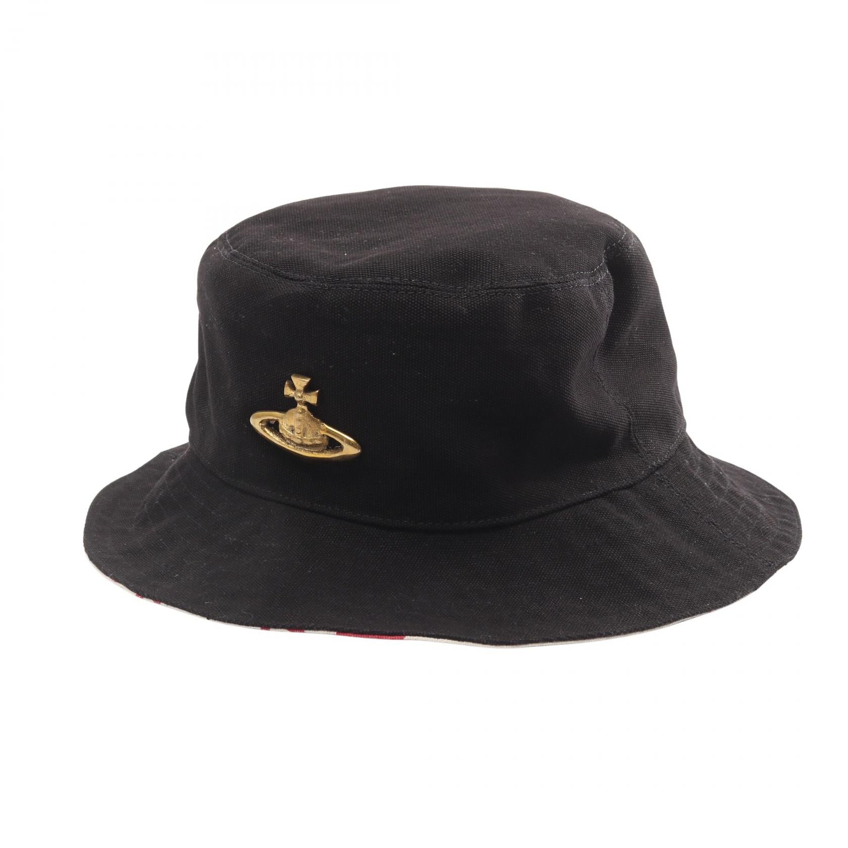 ヴィヴィアンウエストウッド FISHER BUCKET HAT コットンハット