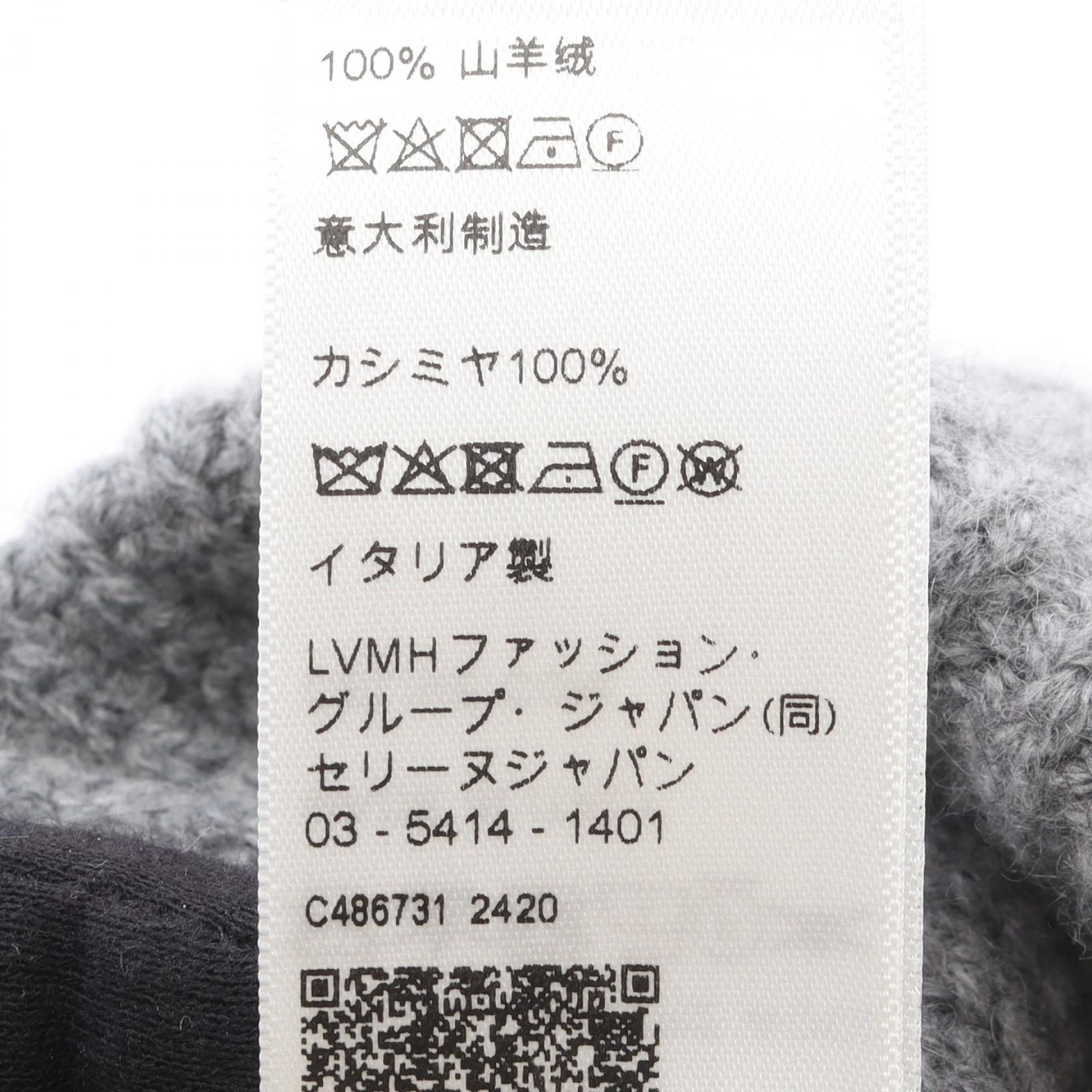 セリーヌ トリオンフ カシミヤニットキャップ