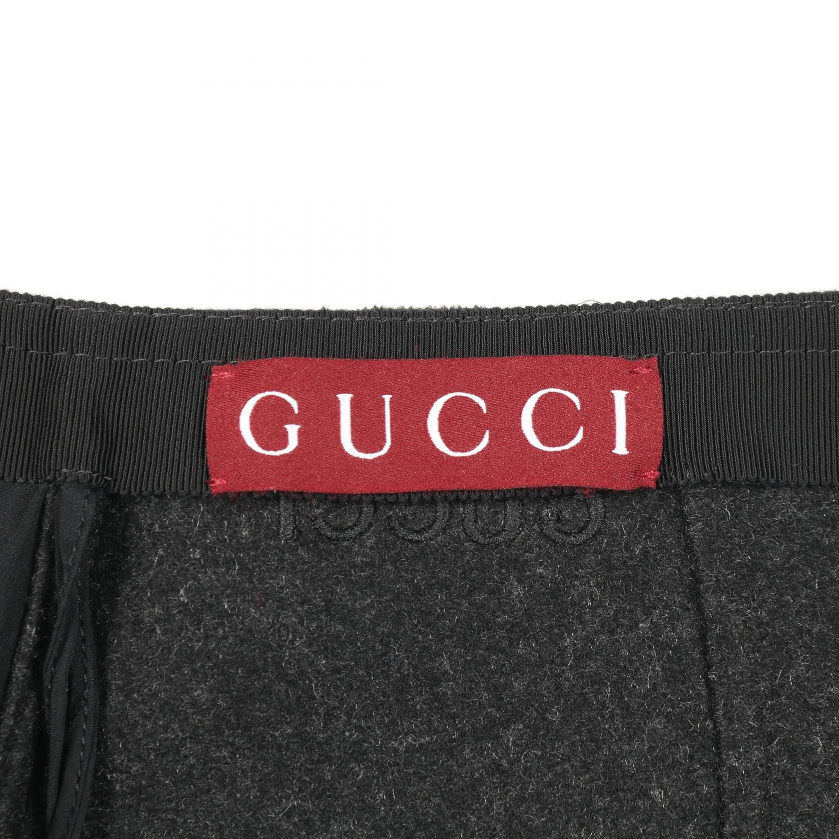 グッチ カシミヤウールスカート