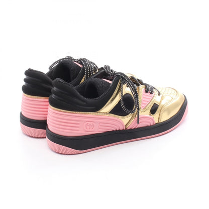 グッチ BASKET LOW レザー ラバー ファブリック スニーカー