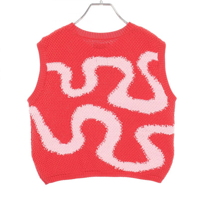 コーチトピア Loop Cropped Crochet ポリエステルタンクトップ