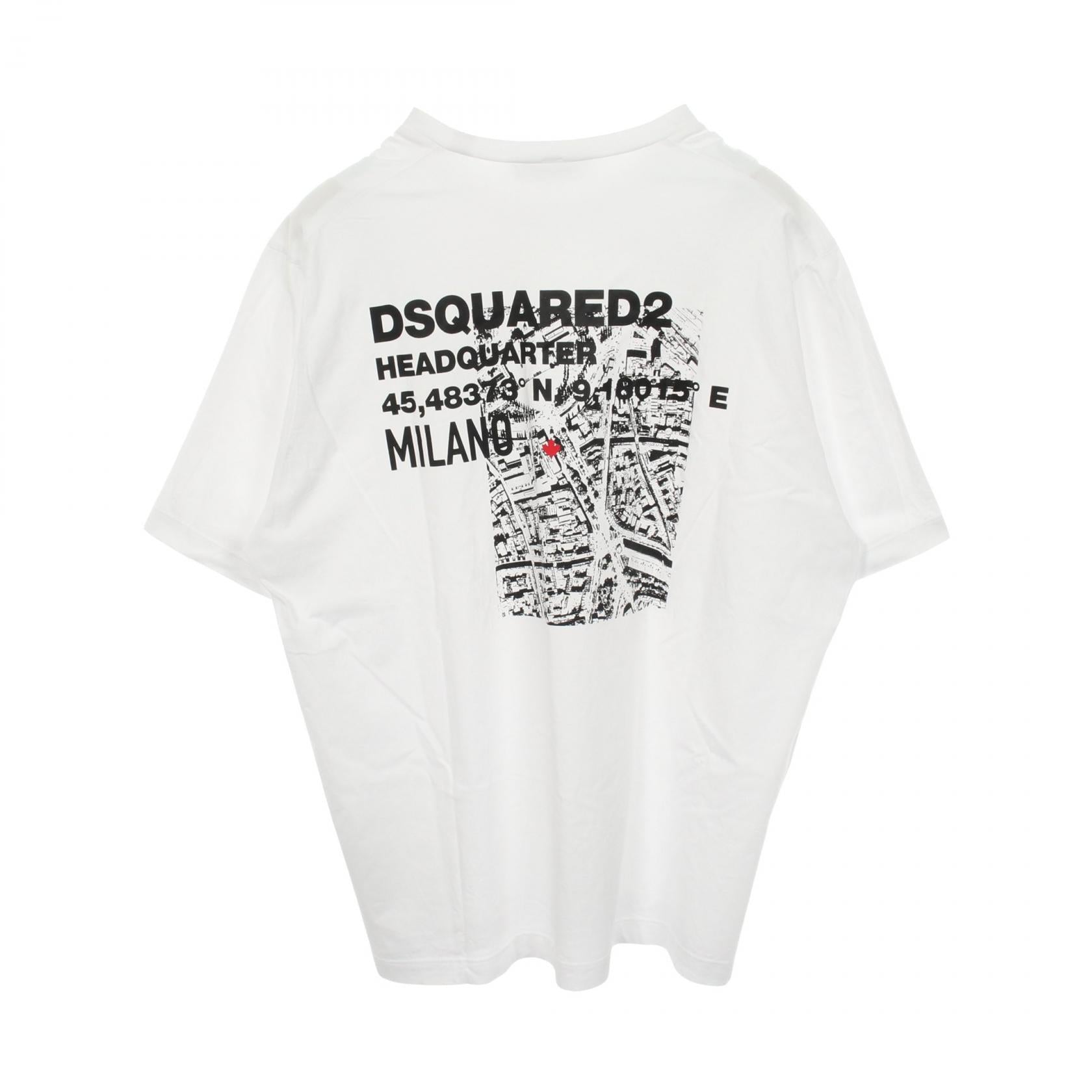 ディースクエアード コットン 半袖Tシャツ