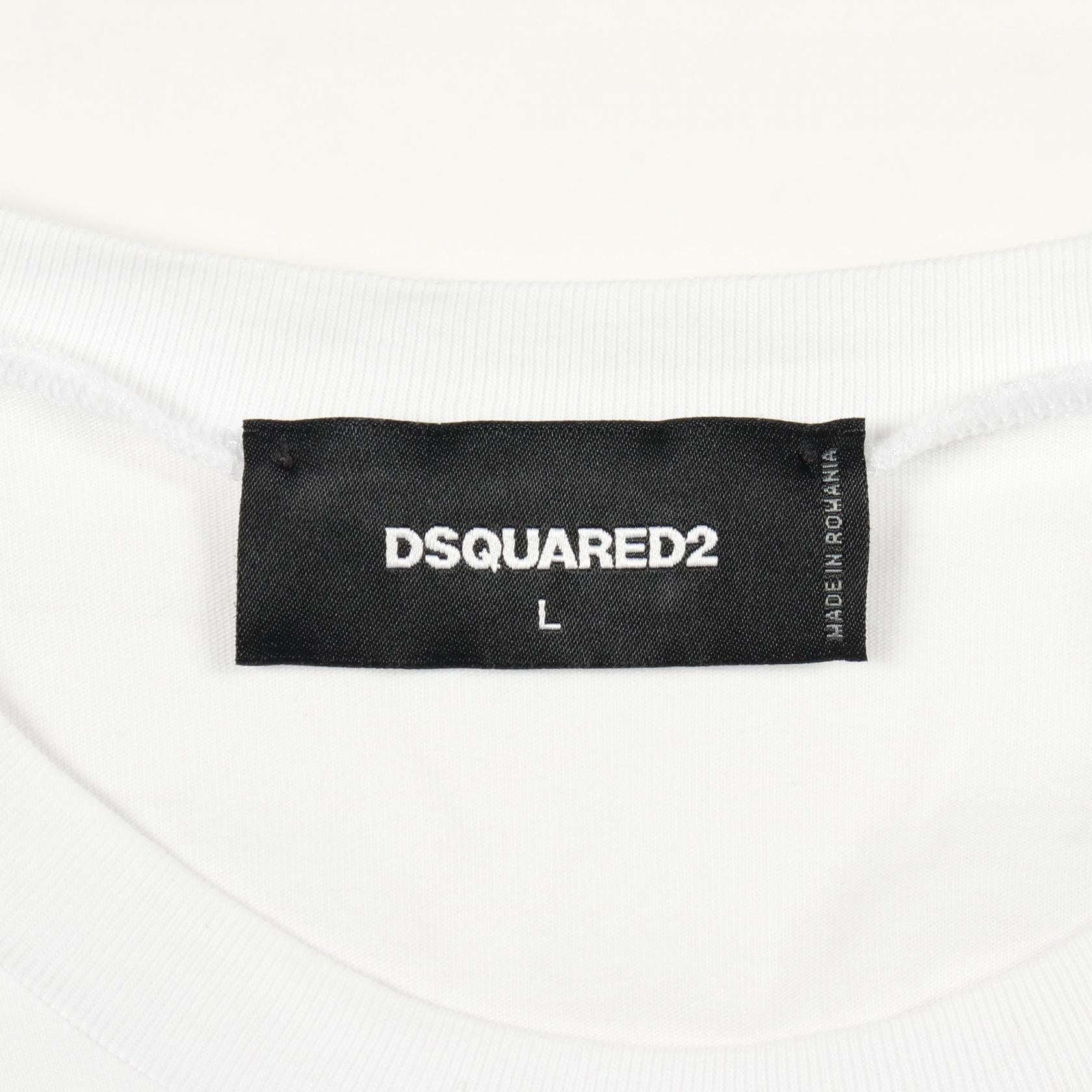 ディースクエアード コットン 半袖Tシャツ