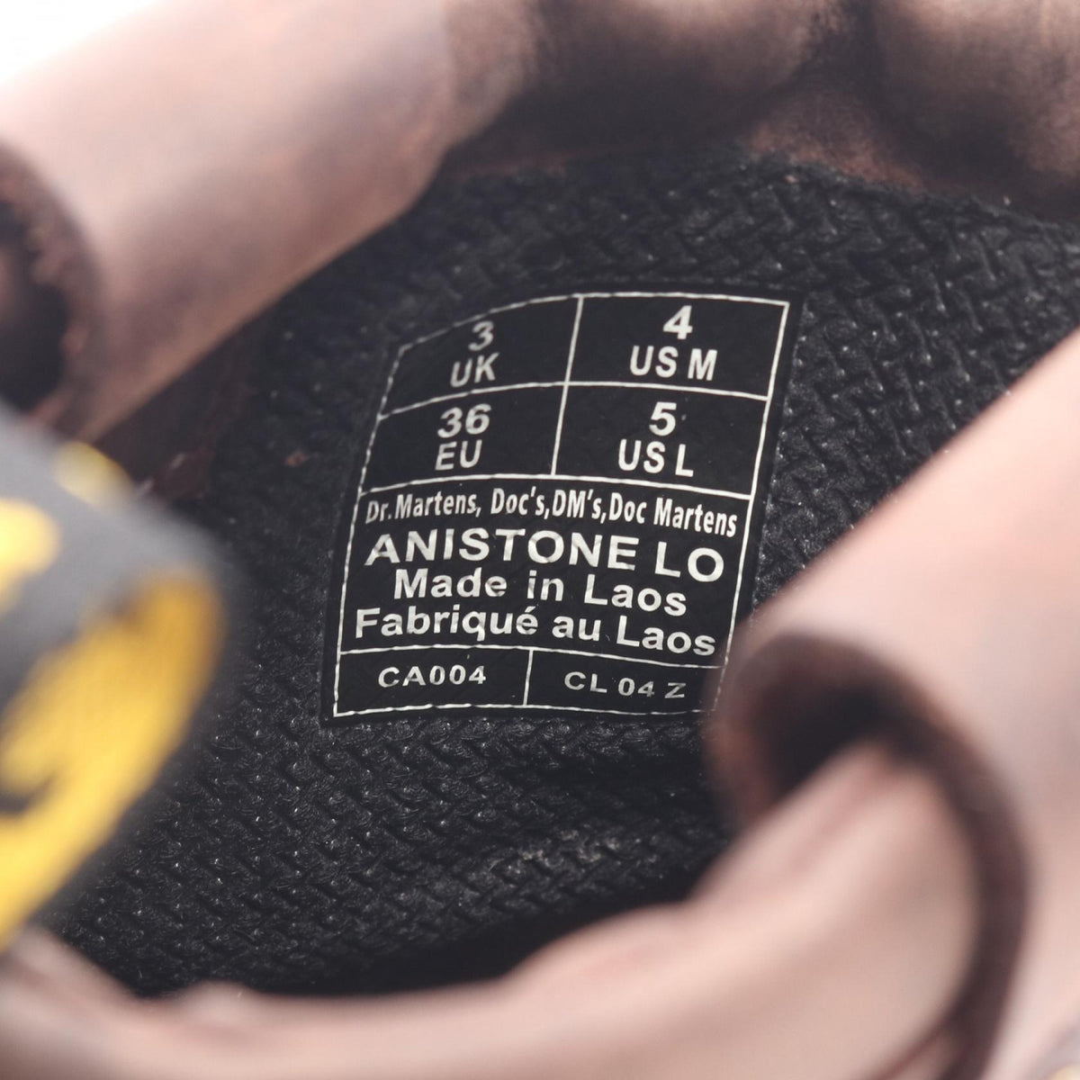 ドクターマーチン Anistone Lo Rigger レザーブーツ