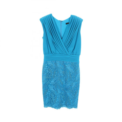 タダシショージ Short Cocktail Lace Pleated ポリエステルワンピース