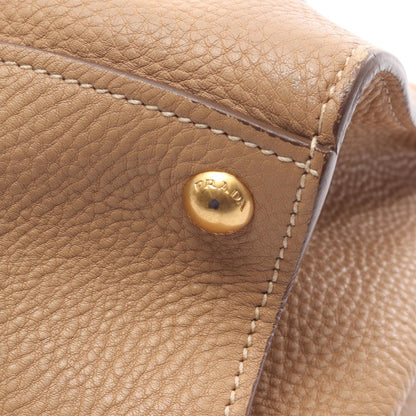 プラダ VIT DAINO レザーハンドバッグ
