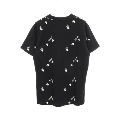 オフホワイト コットン半袖Tシャツ