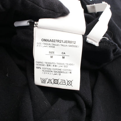 オフホワイト コットン半袖Tシャツ