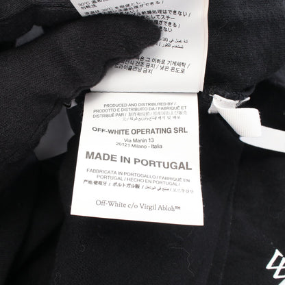 オフホワイト コットン半袖Tシャツ