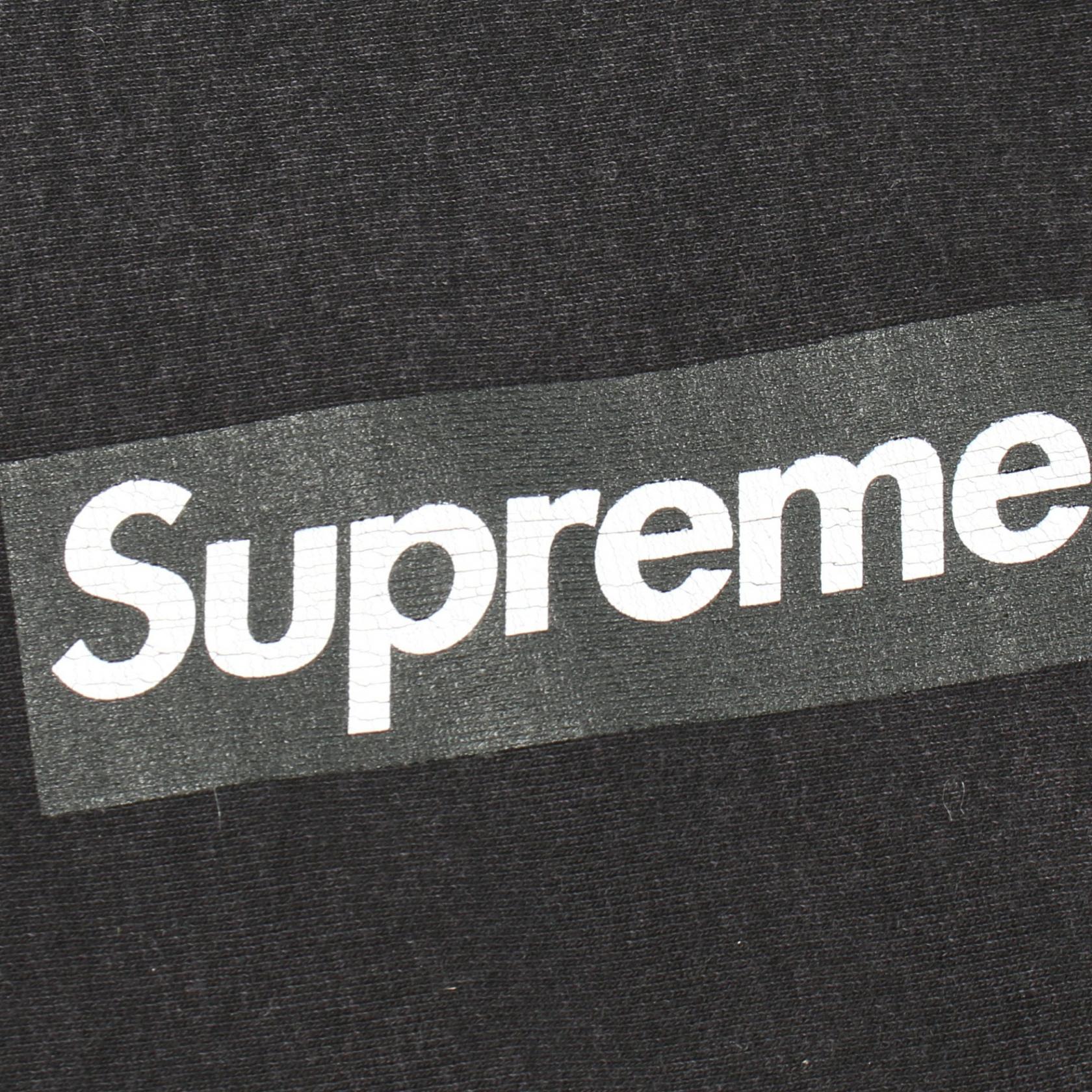 シュプリーム Washed Box Logo コットンスウェット