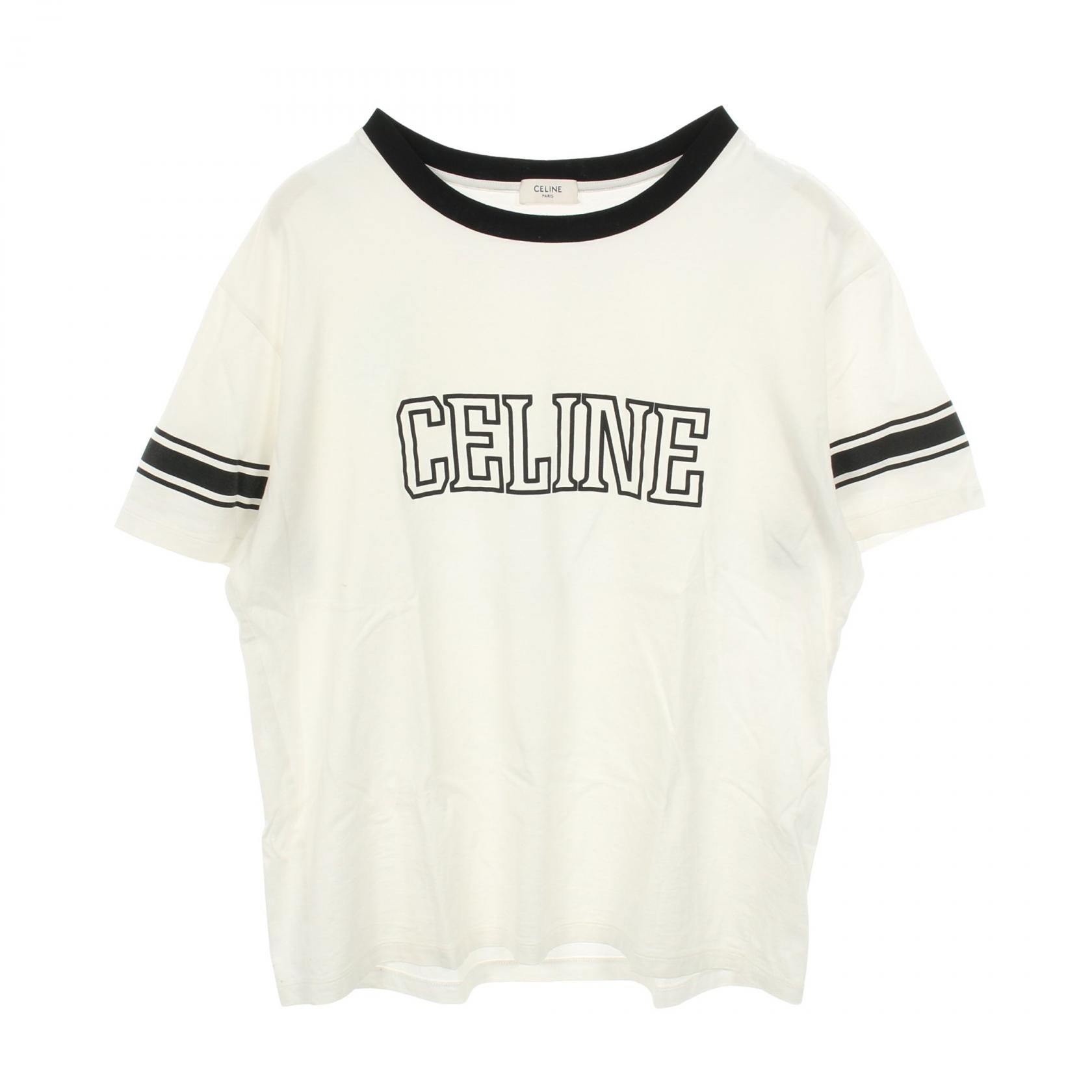 セリーヌ コットン半袖Tシャツ