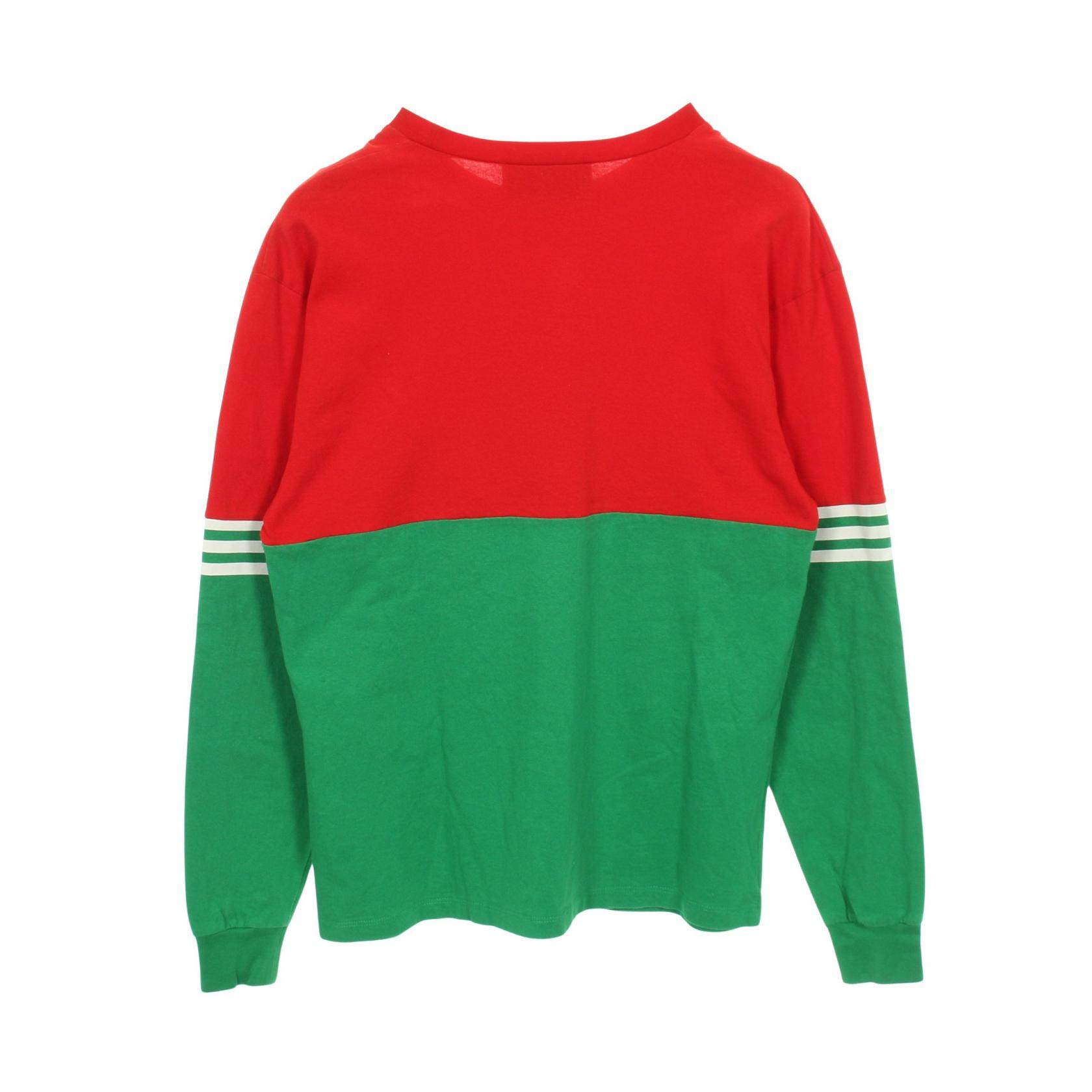 グッチ×アディダス コットン長袖Tシャツ