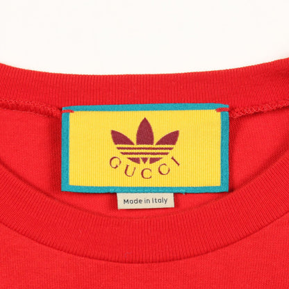グッチ×アディダス コットン長袖Tシャツ
