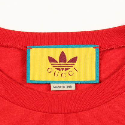 グッチ×アディダス コットン長袖Tシャツ