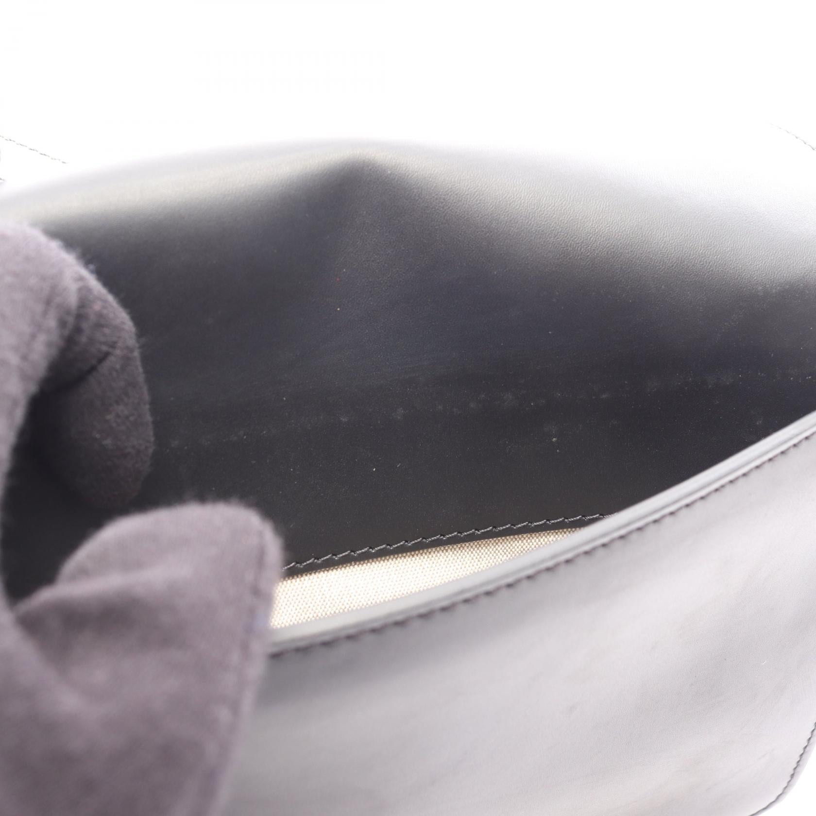 マルニ TRUNK レザー ショルダーバッグ