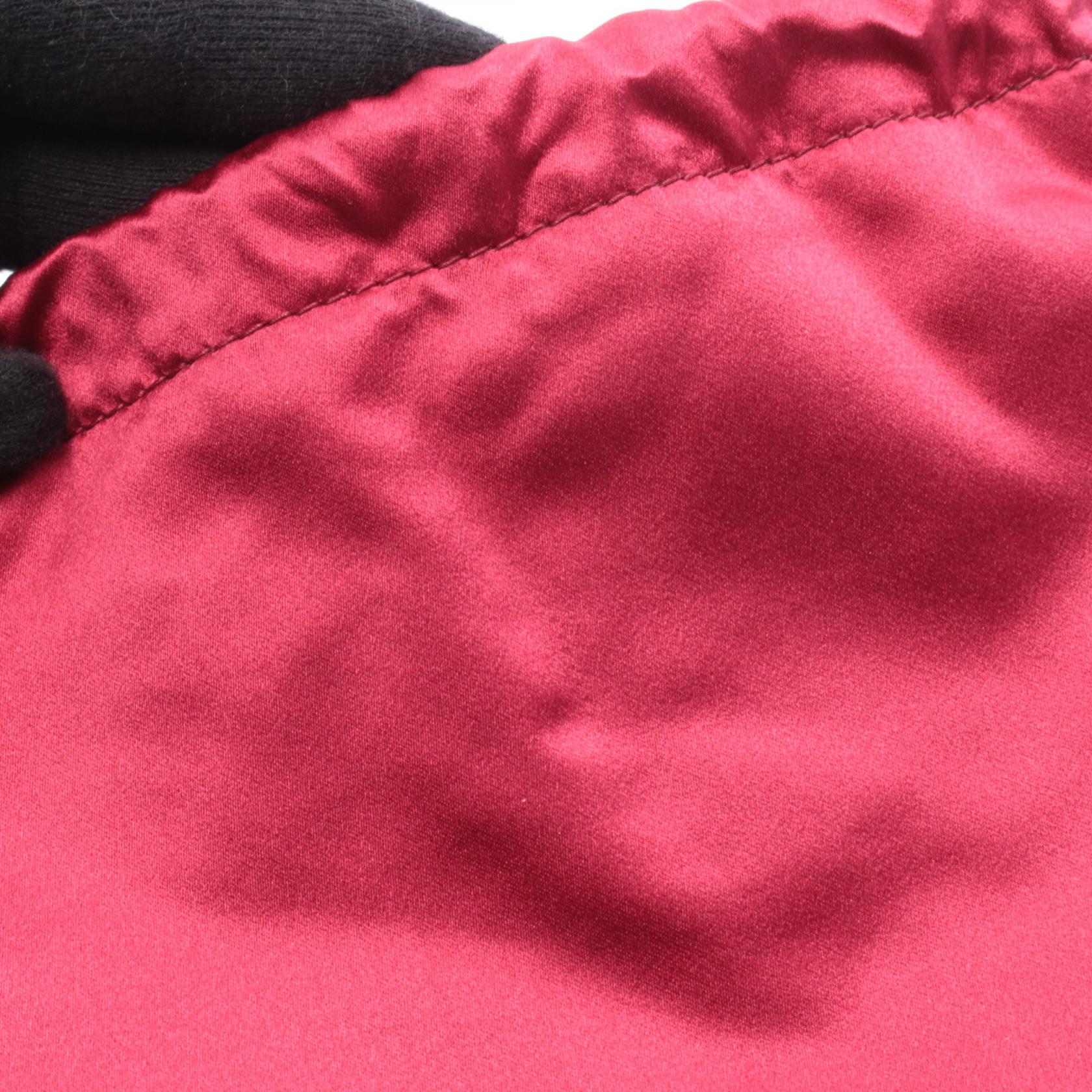 ミュウミュウ DUCHESSE シルクレザーポーチ