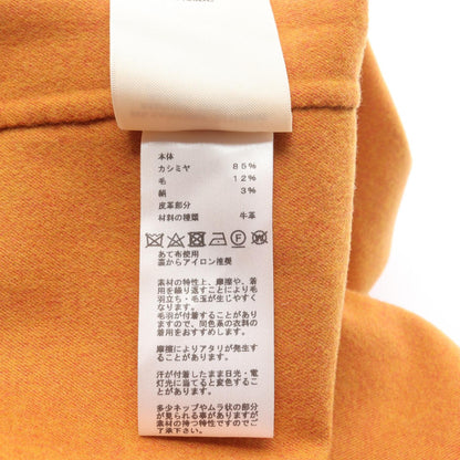 エルメス ダブルフェイス カシミヤウールシルクアウター