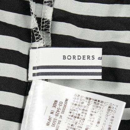 ボーダーズアットバルコニー BODER TIERED TOP コットン ポリエステル トップス