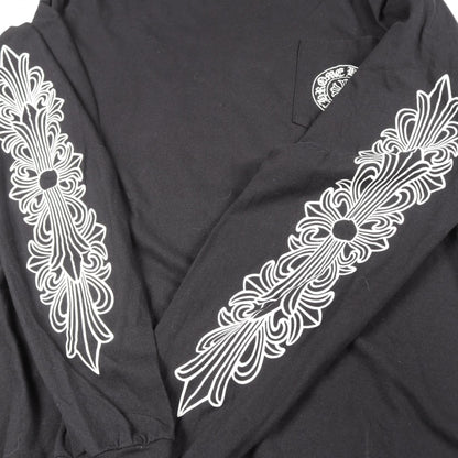 クロムハーツ Las Vegas Horseshoe コットン長袖Tシャツ