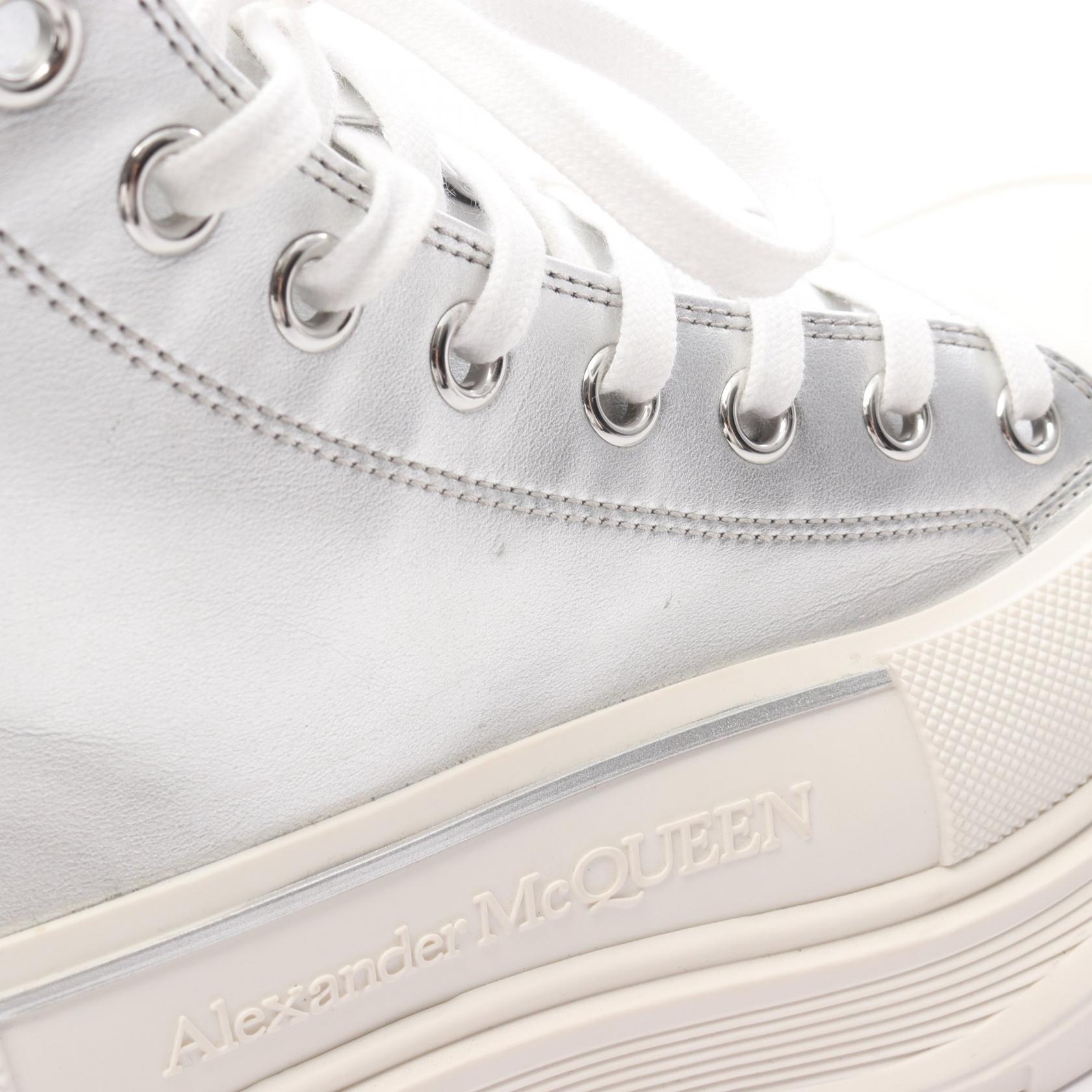 アレキサンダーマックイーン TREAD SLICK レザースニーカー
