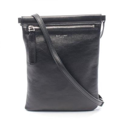 イヴサンローラン FLAT POUCH SID レザー ショルダーバッグ
