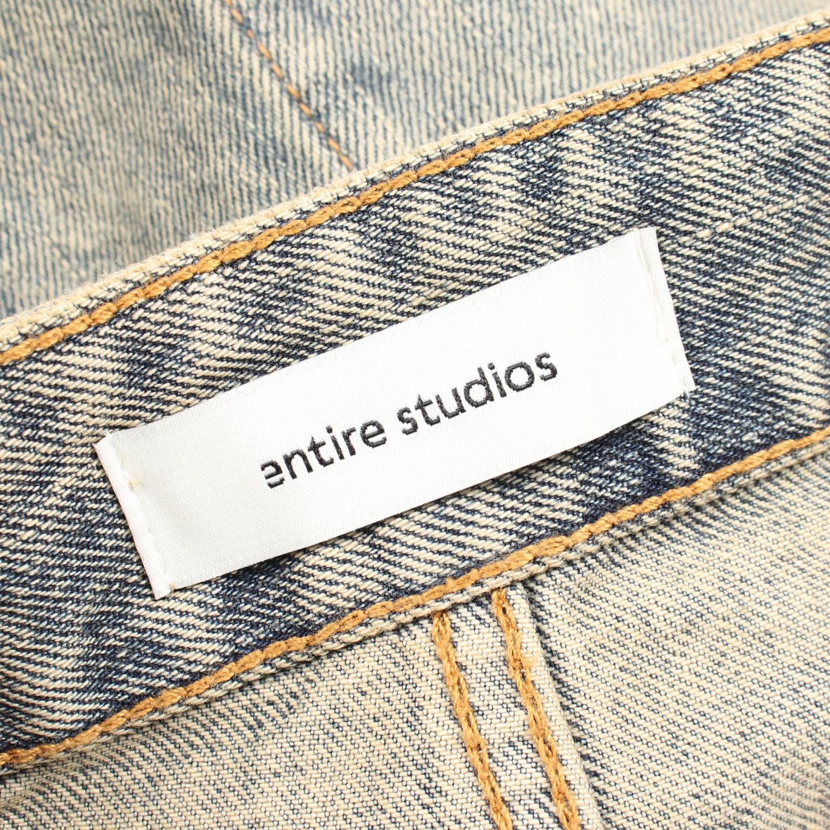 エンタイアスタジオ GEM JEANS コットンデニムパンツ