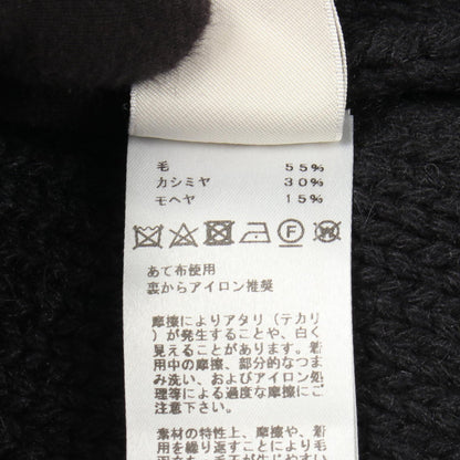エルメス ウール カシミヤ モヘヤカーディガン