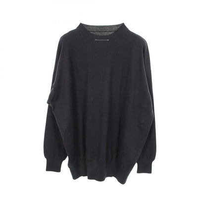 エムエムシックス クルーネック コットンカシミヤニットトップス