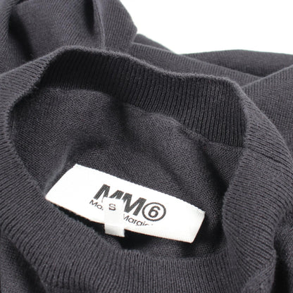 エムエムシックス クルーネック コットンカシミヤニットトップス
