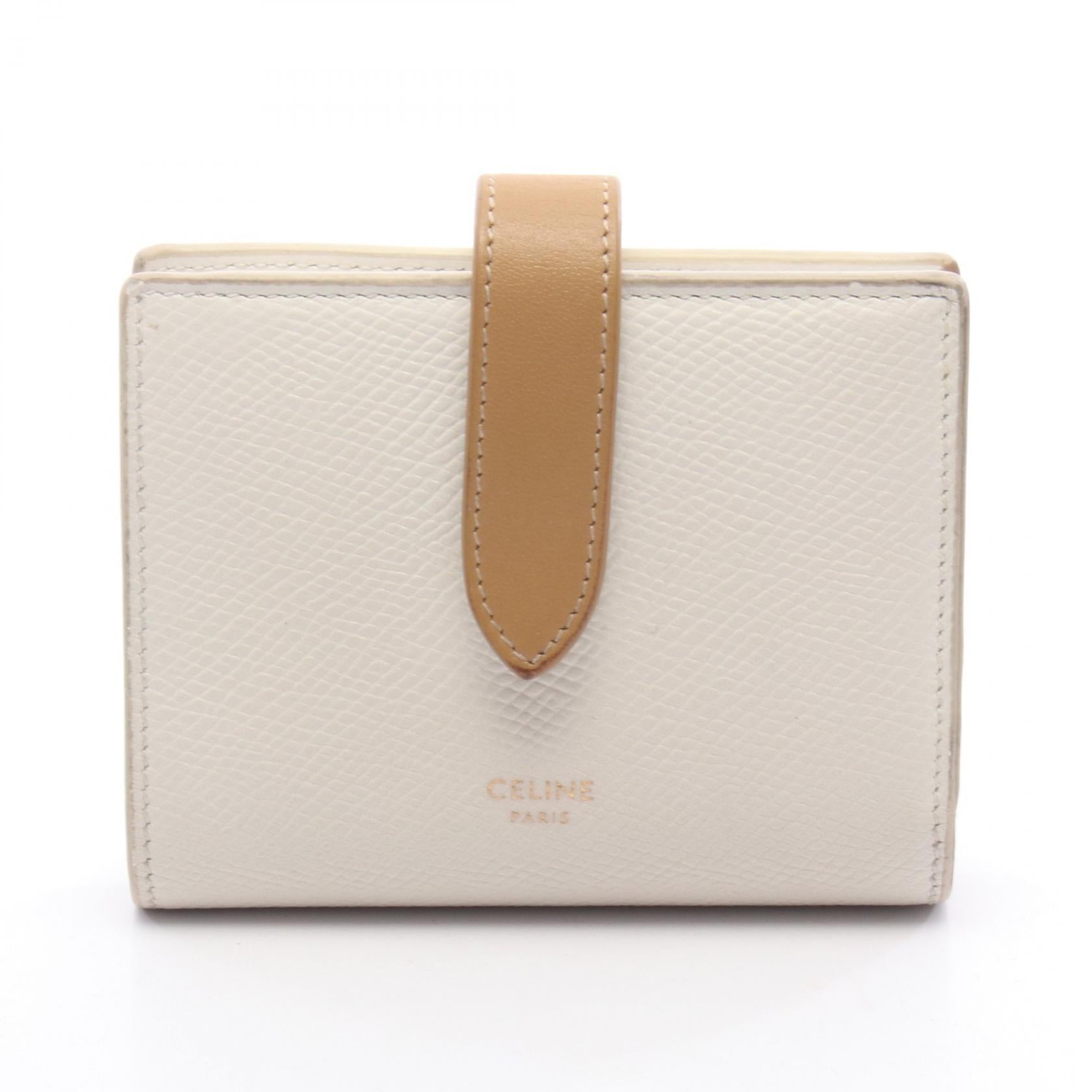 セリーヌ スモールストラップウォレット 二つ折り財布