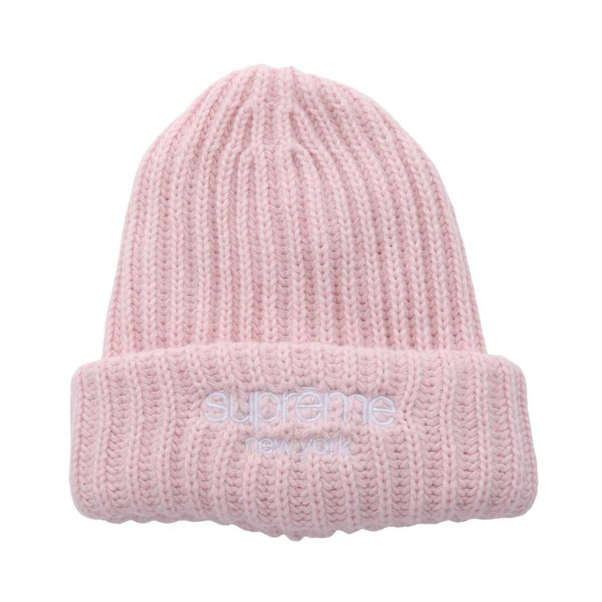 シュプリーム Classic Logo Chunky Ribbed Beanie ニット帽